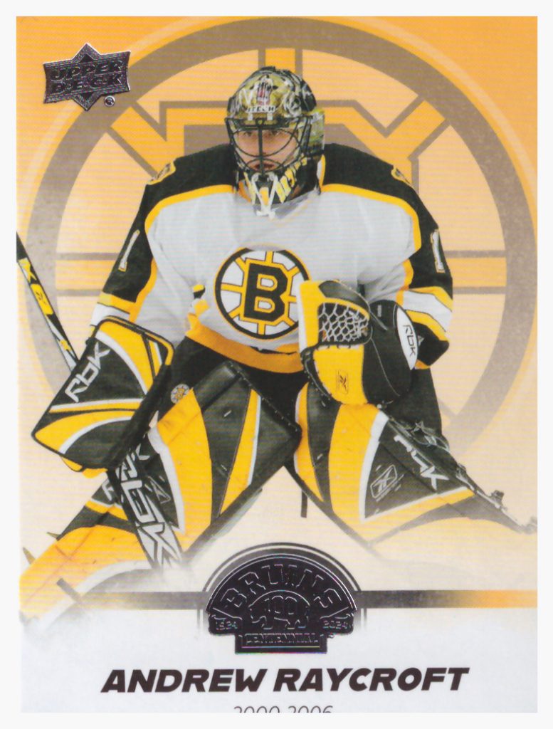 2023/24 Boston Bruins Centennial – A.Raycroft Bos 88