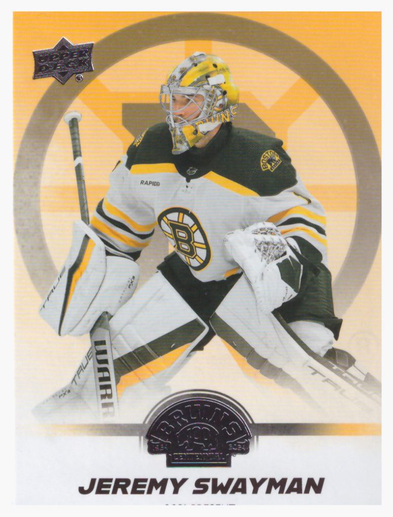 2023/24 Boston Bruins Centennial – J.Swayman Bos 83