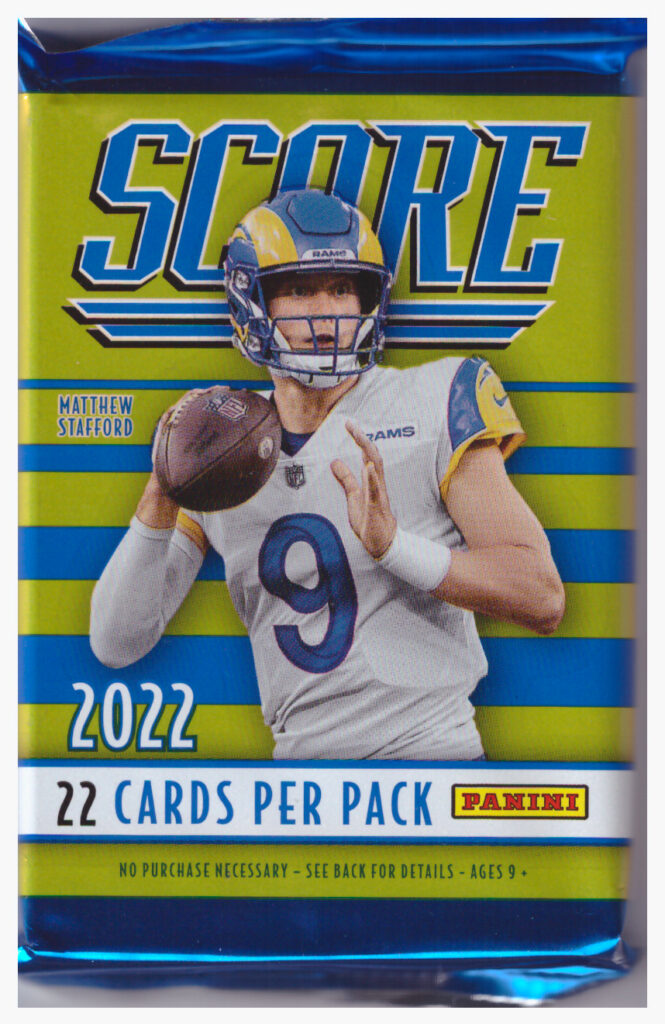 2022 Panini Score Football blaster balíček