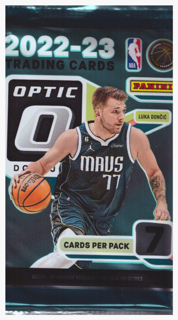 2022/23 Panini Donruss Optic basketbal mega balíček (Hyper Green Prizms paralel)