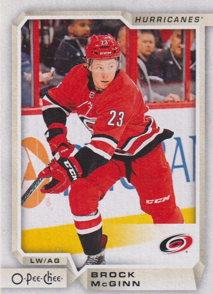 2018/19 O-Pee-Chee – B. McGinn Car 489