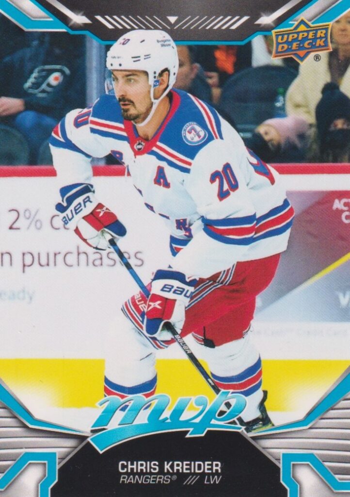 2022/23 MVP – Chris Kreider New York Rangers 116