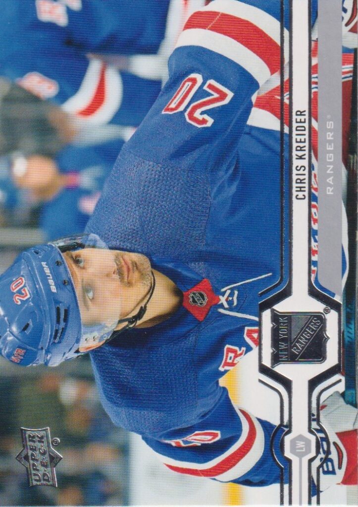 2019/20 Upper Deck 1 – CH. Kreider Nyr 84