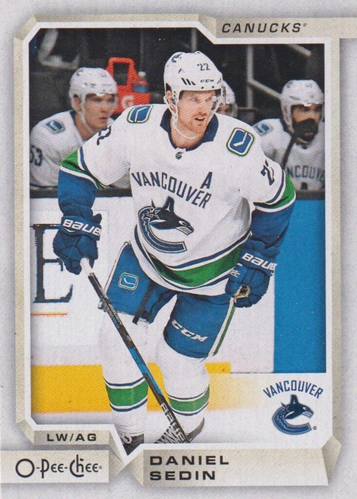 2018/19 O-Pee-Chee – D. Sedin Van 38