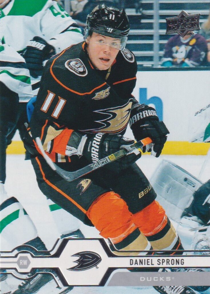 2019/20 Upper Deck 1 – D. Sprong Ana 178