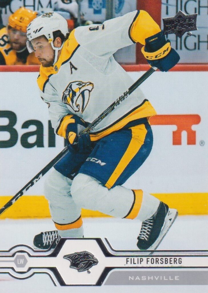 2019/20 Upper Deck 1 – F. Forsberg Nas 136