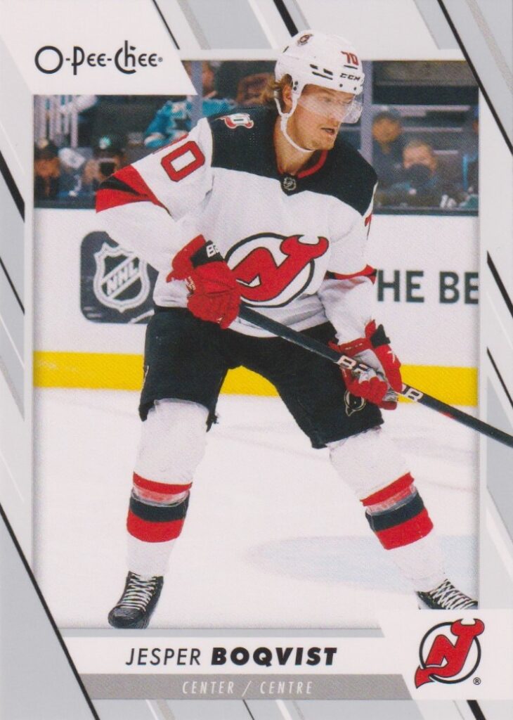 2023/24 O-Pee-Chee – J. Boqvist Njd 222