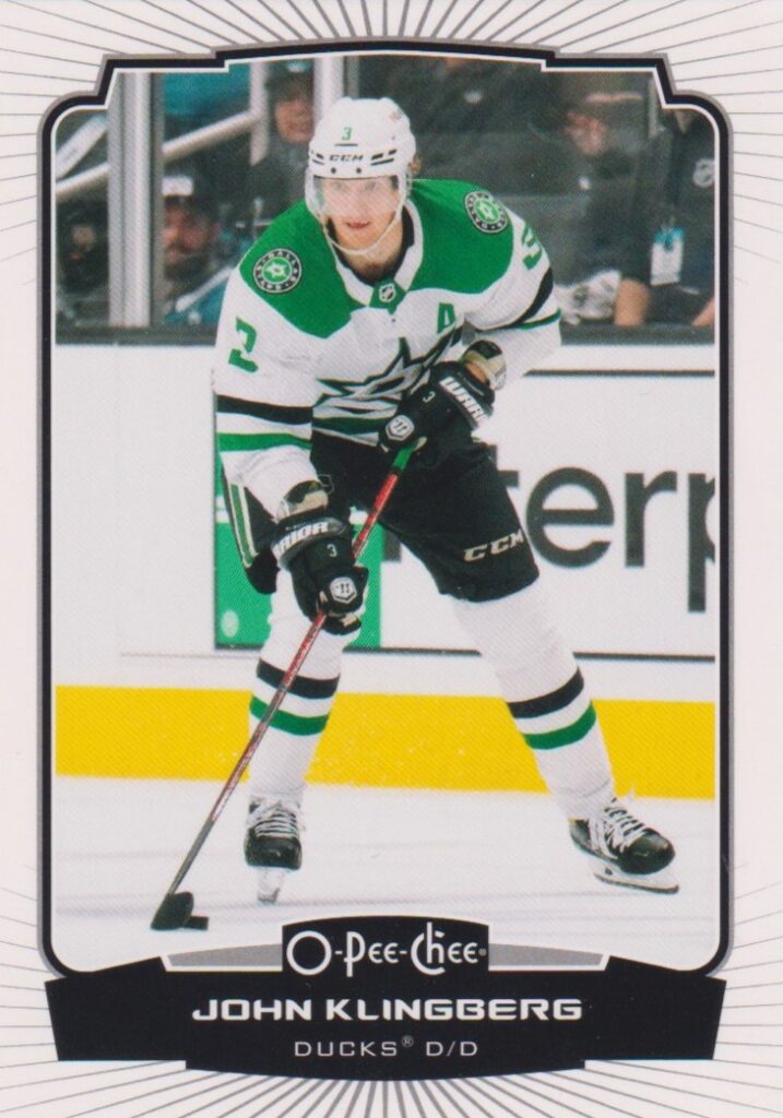 2022/23 O-Pee-Chee – J. Klingberg Ana 239