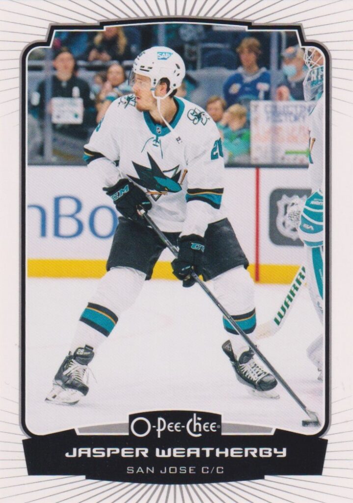 2022/23 O-Pee-Chee – J. Weatherby Sjs 323