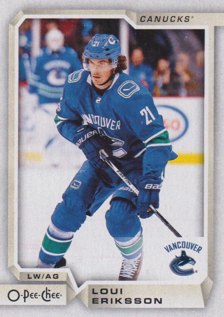 2018/19 O-Pee-Chee – L. Eriksson Van 350