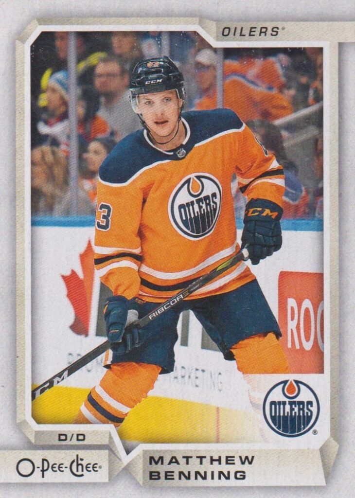 2018/19 O-Pee-Chee – M. Benning Edm 178