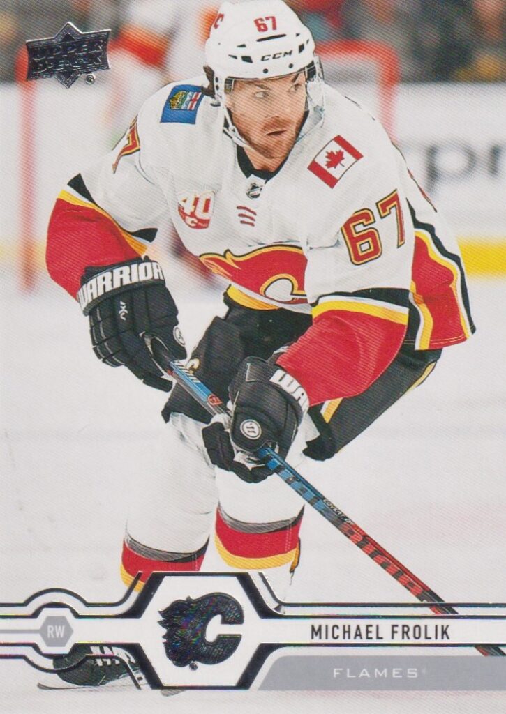 2019/20 Upper Deck Series 2 – Michael Frolik Calgary Flames 434