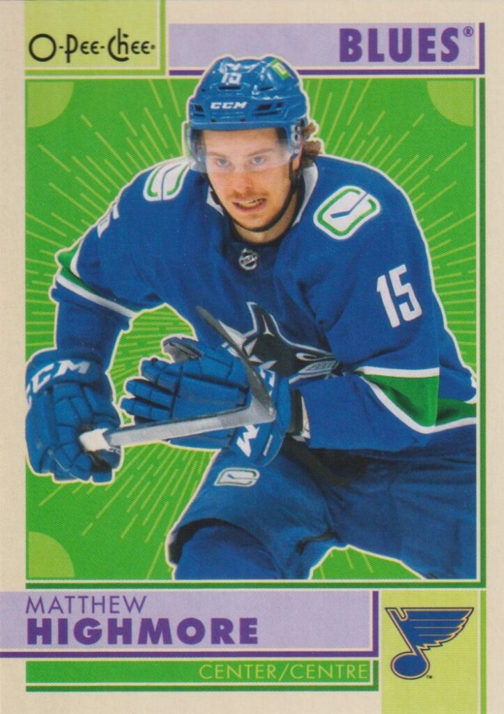 2022/23 O-Pee-Chee – M. Highmore Stl 440
