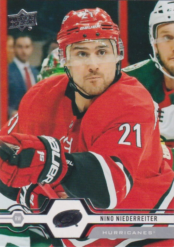 2019/20 Upper Deck 1 – N. Niederreiter Car 56