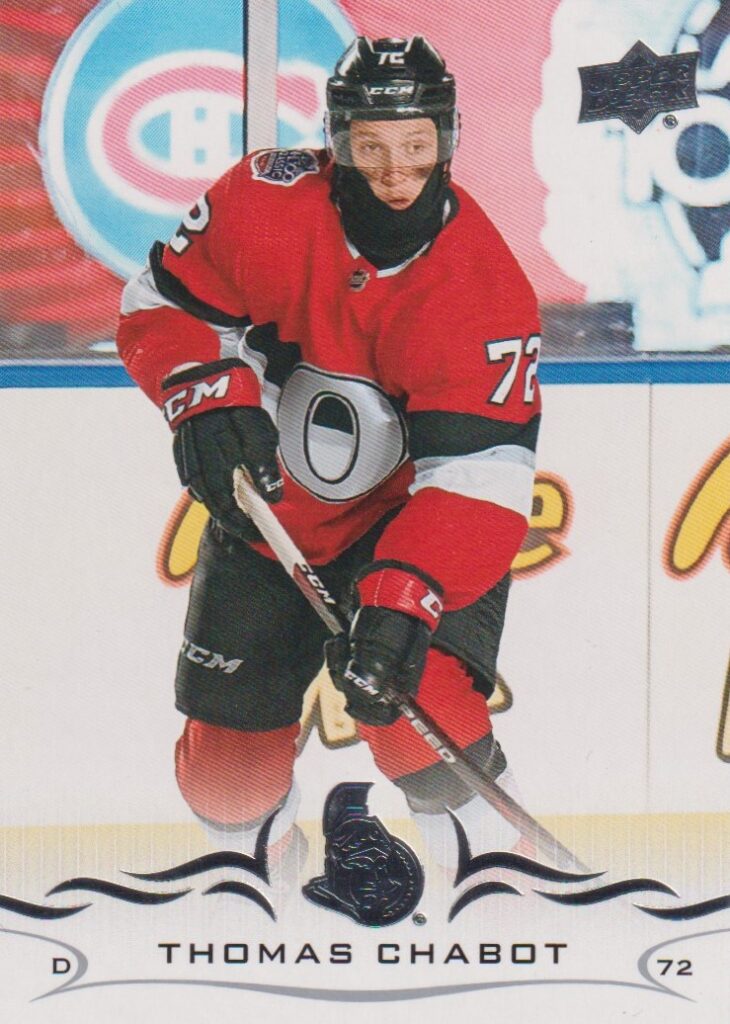 2018/19 Upper Deck Series 1 – Thomas Chabot Ottawa Senators 126