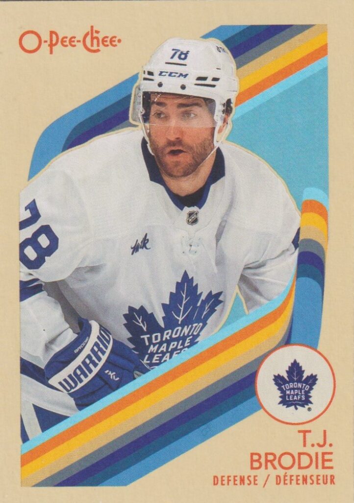 2023/24 O-Pee-Chee – T. J. Brodie Tor 487