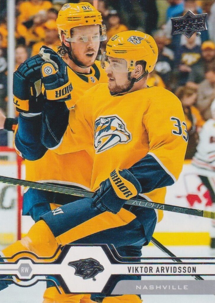 2019/20 Upper Deck 1 – V. Arvidsson Nas 138