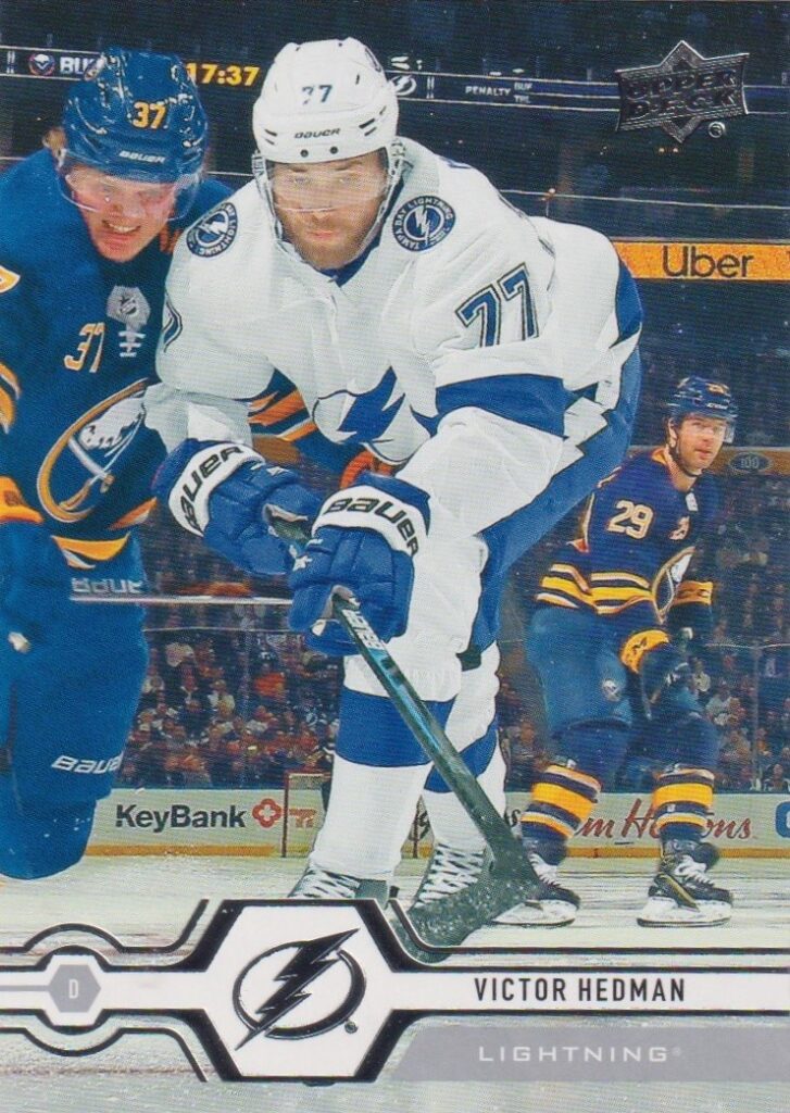 2019/20 Upper Deck 1 – V. Hedman Tbl 27