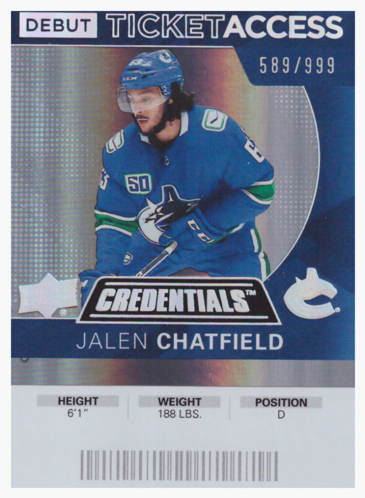 2020/21 Credentials – J.Chatfield Van 79   /999