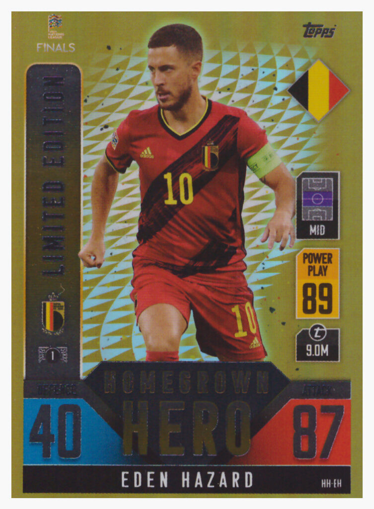 2022 Topps Match Attax Road to NL Finals – E.Hazard Belgium HH-EH