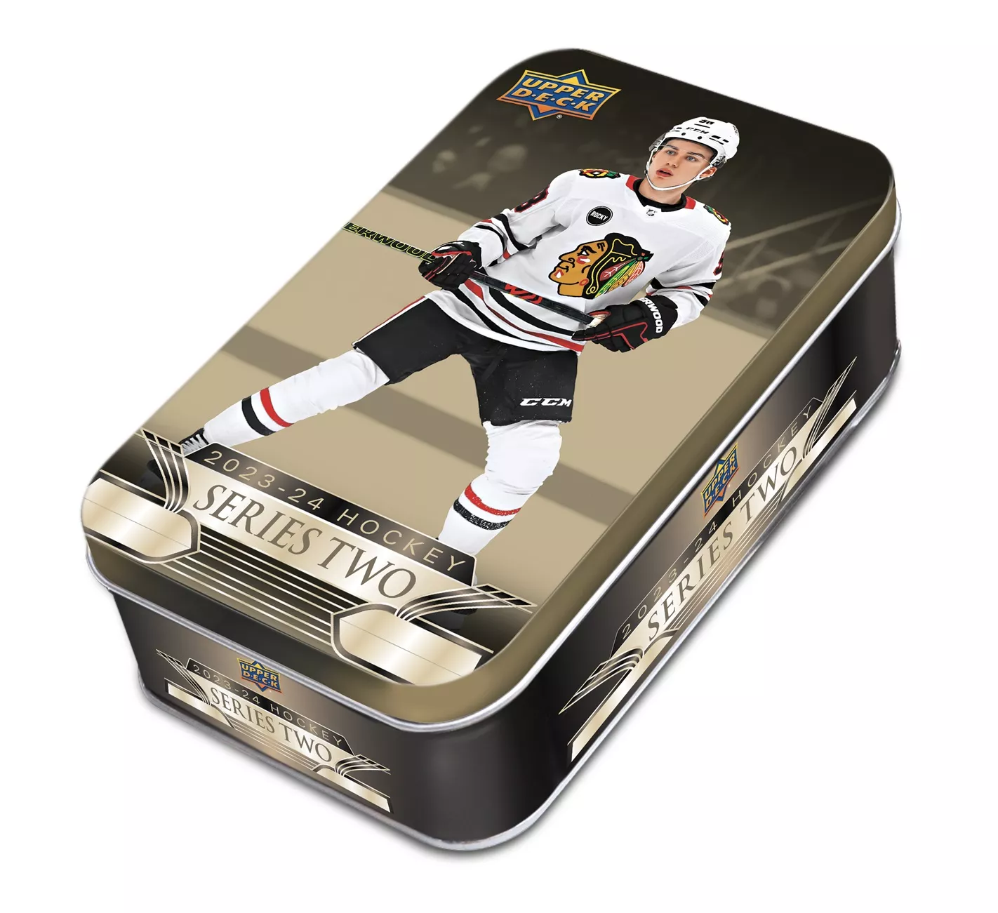 2023-24 Upper Deck Series 2 Hockey Tin – Factory Sealed Box