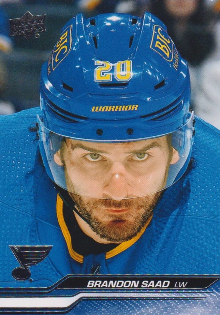 2023/24 Upper Deck Series 2 – B. Saad Stl 407