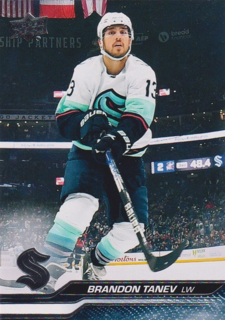 2023/24 Upper Deck Series 2 – B. Tanev Sea 402