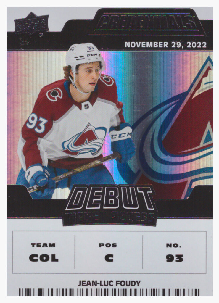 2022/23 Credentials – J.L.Foudy Col 178   /799