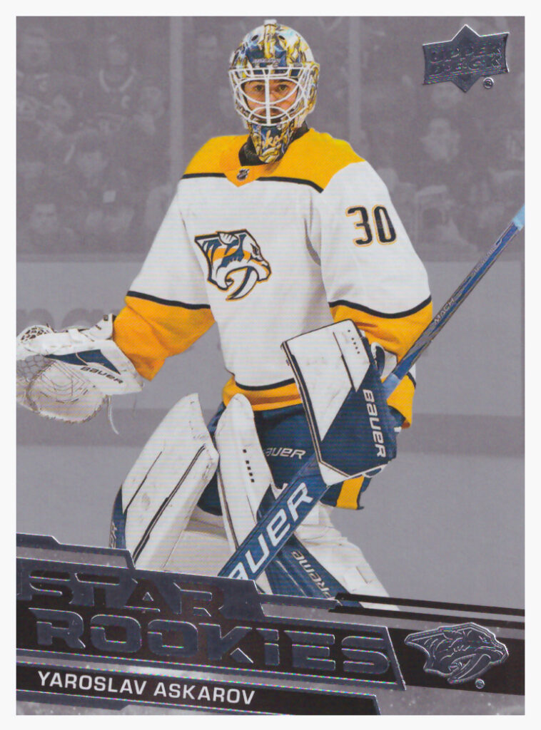 2023/24 UD Star Rookies – Y.Askarov Nas 10