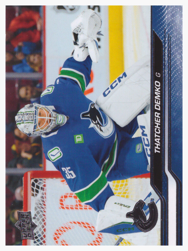 2023/24 Upper Deck Series 2 – Thatcher Demko Vancouver Canucks 428