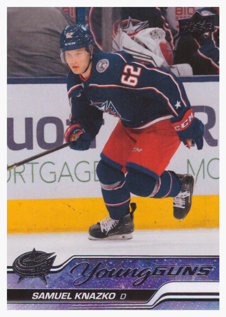 2023/24 Upper Deck Series 2 – Samuel Kňažko Columbus Blue Jackets 483