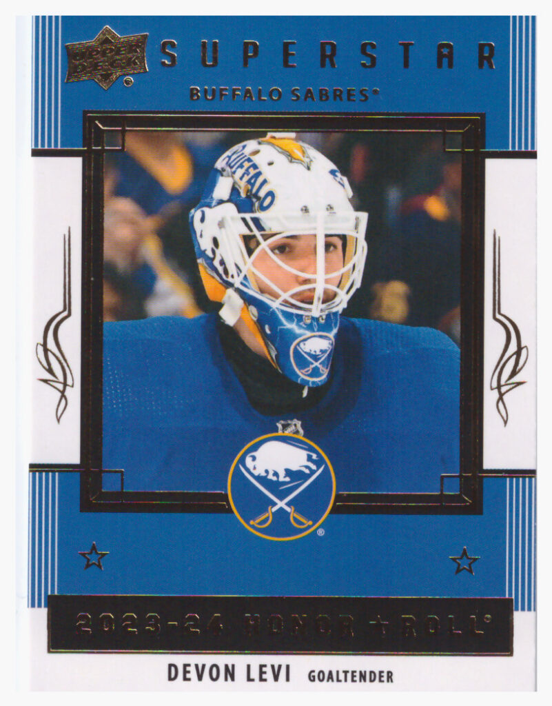 2023/24 Upper Deck Series 2 – Devon Levi Buffalo Sabres HR-58