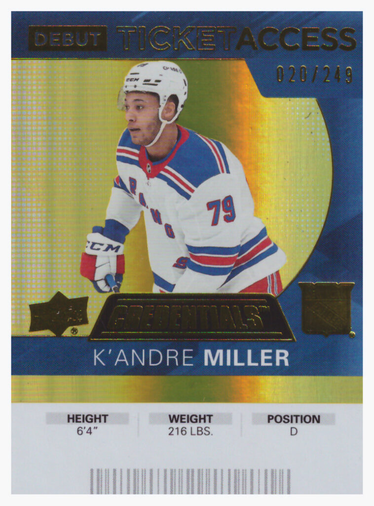 2020/21 Credentials – K.Miller Nyr 133   /249