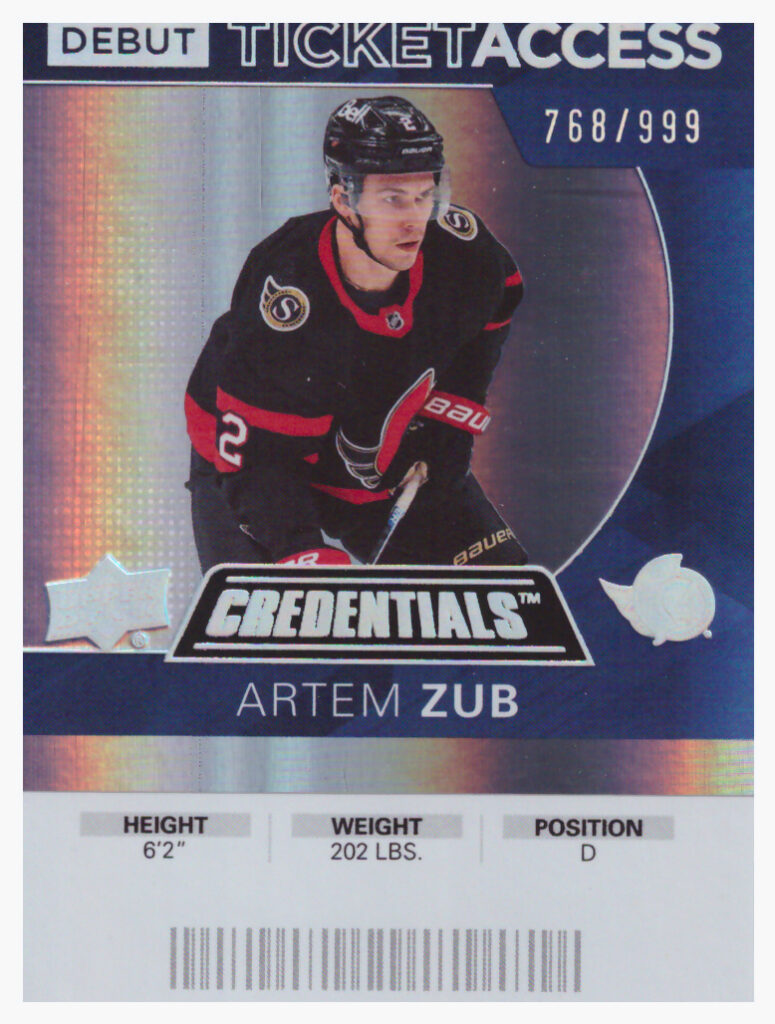 2020/21 Credentials – A.Zub Ott 67   /999