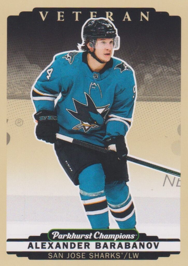 2022/23 Parkhurst Champions – Alexander Barabanov San Jose Sharks 163