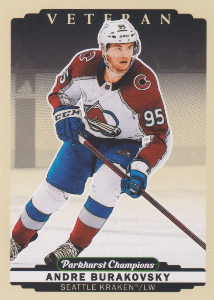 2022/23 Parkhurst Champions – Andre Burakovsky Seattle Kraken 1