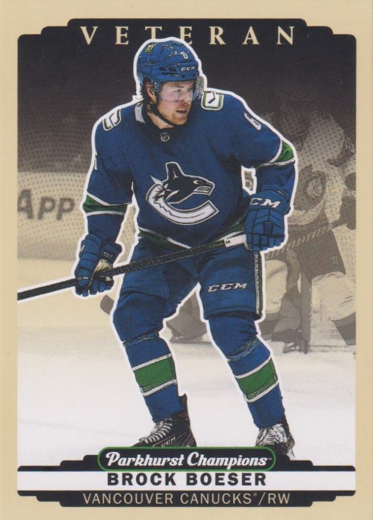 2022/23 Parkhurst Champions – Brock Boeser Vancouver Canucks 151