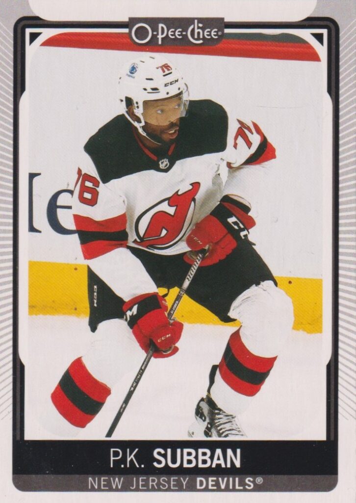 2021/22 O-Pee-Chee – P. K. Subban Njd 308