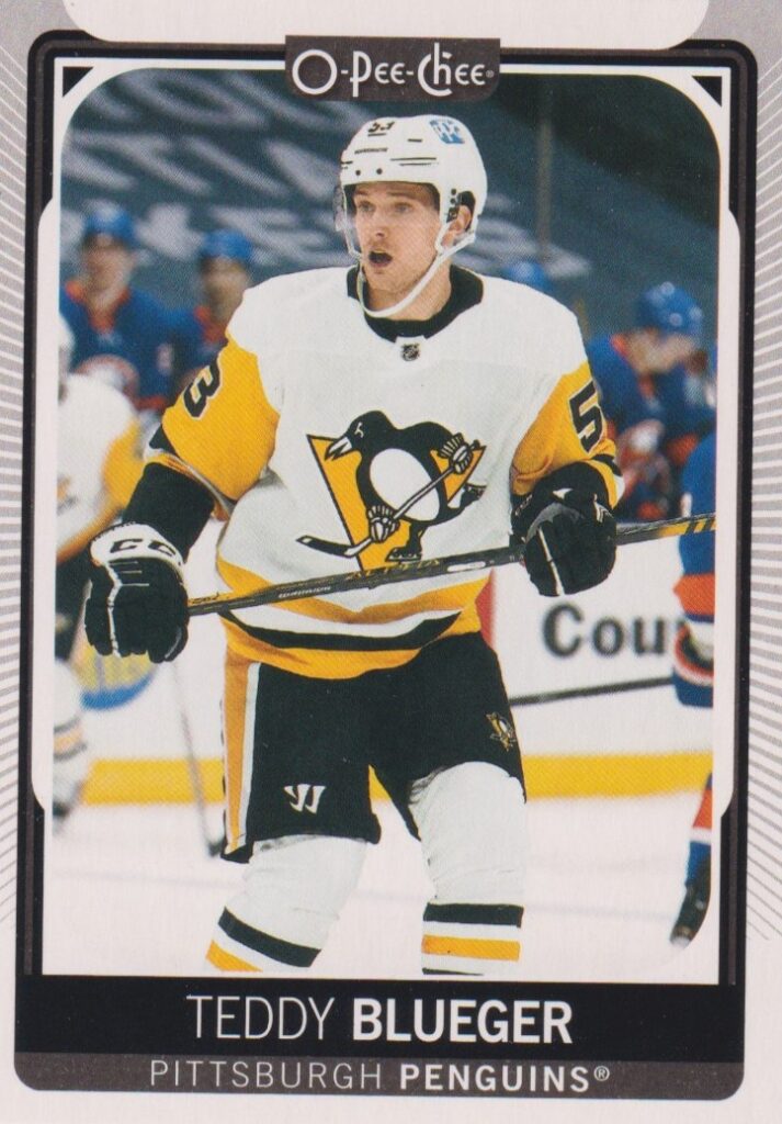 2021/22 O-Pee-Chee – T. Blueger Pit 221