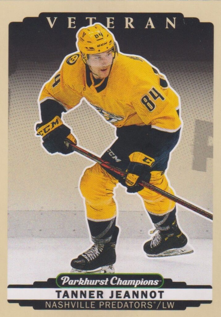 2022/23 Parkhurst Champions – Tanner Jeannot Nashville Predators 247