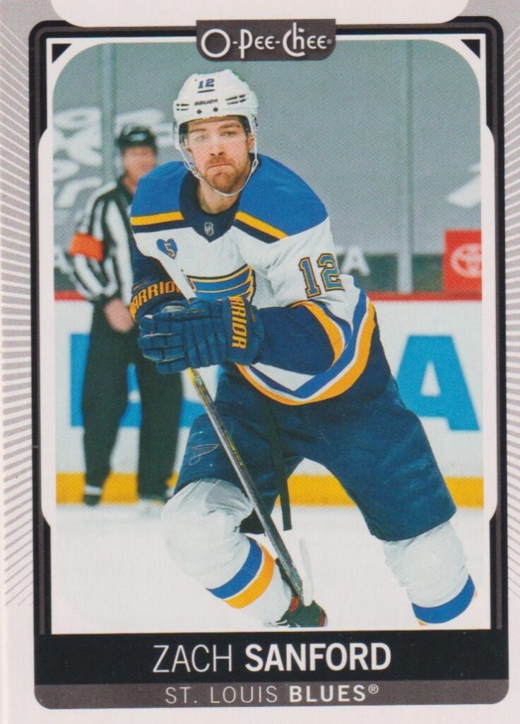 2021/22 O-Pee-Chee – Z. Sanford Stl 277