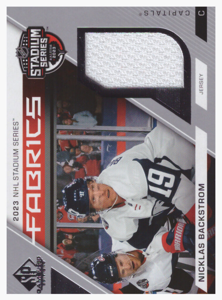 2023/24 SP Game Used – N.Backstrom Was STS-12