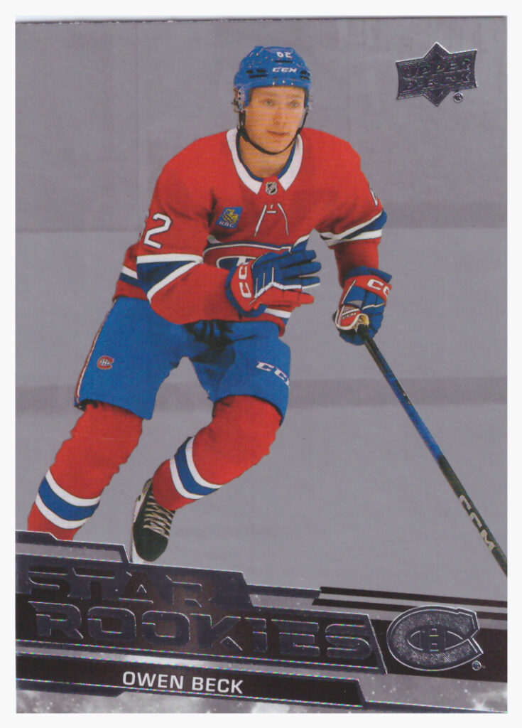 2023/24 UD Star Rookies – O.Beck Mon 9