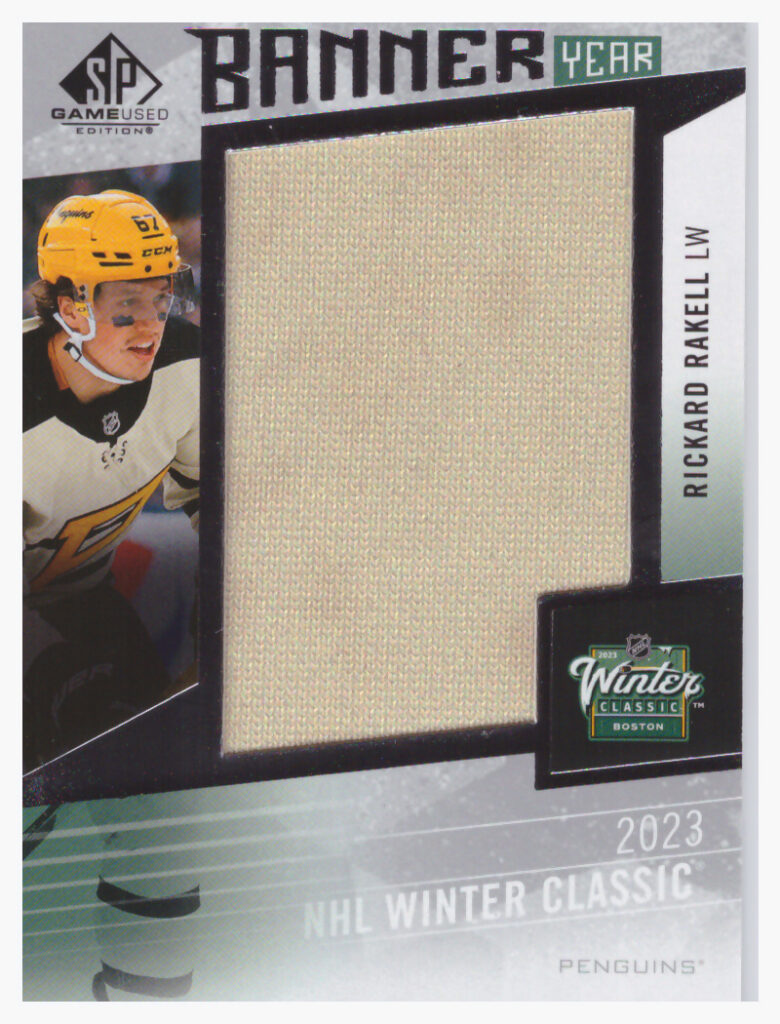 2023/24 SP Game Used – R.Rakell Pit BYWC-RR