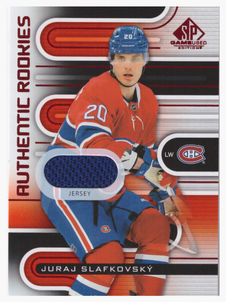 2022/23 SP Game Used – J.Slafkovský Mon 229