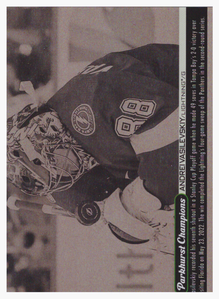 2022/23 Parkhurst Champions – A.Vasilevskiy Tbl WI-32