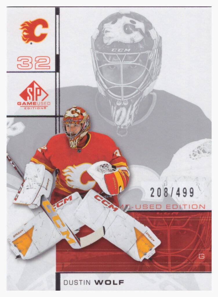 2023/24 SP Game Used – D.Wolf Cal RC-5   /499