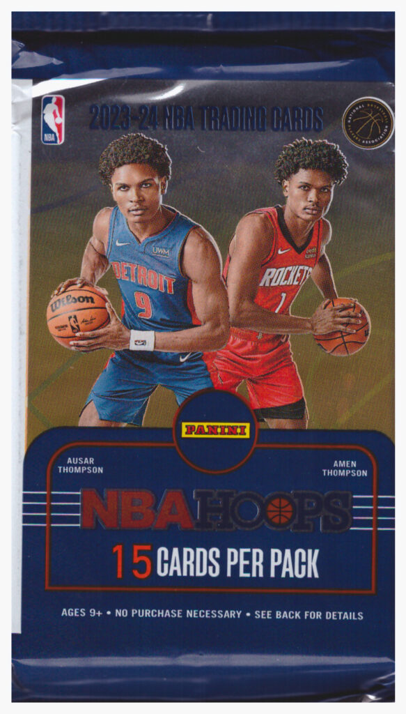 2023/24 Panini NBA Hoops basketbal blaster balíček