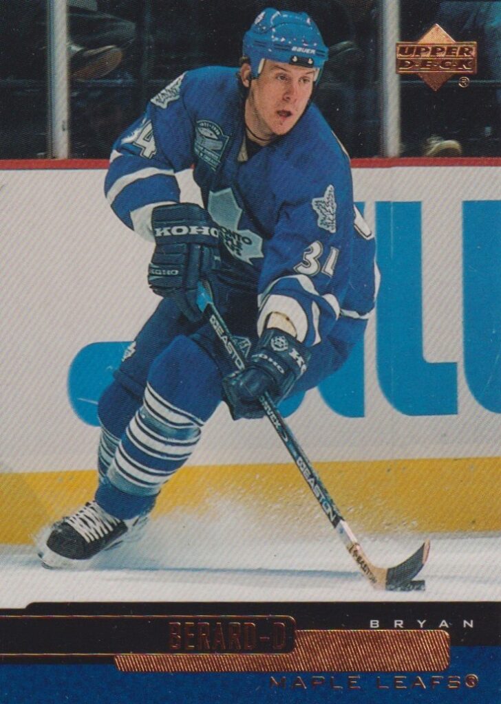 1999/00 Upper Deck – B. Berard Tor 293