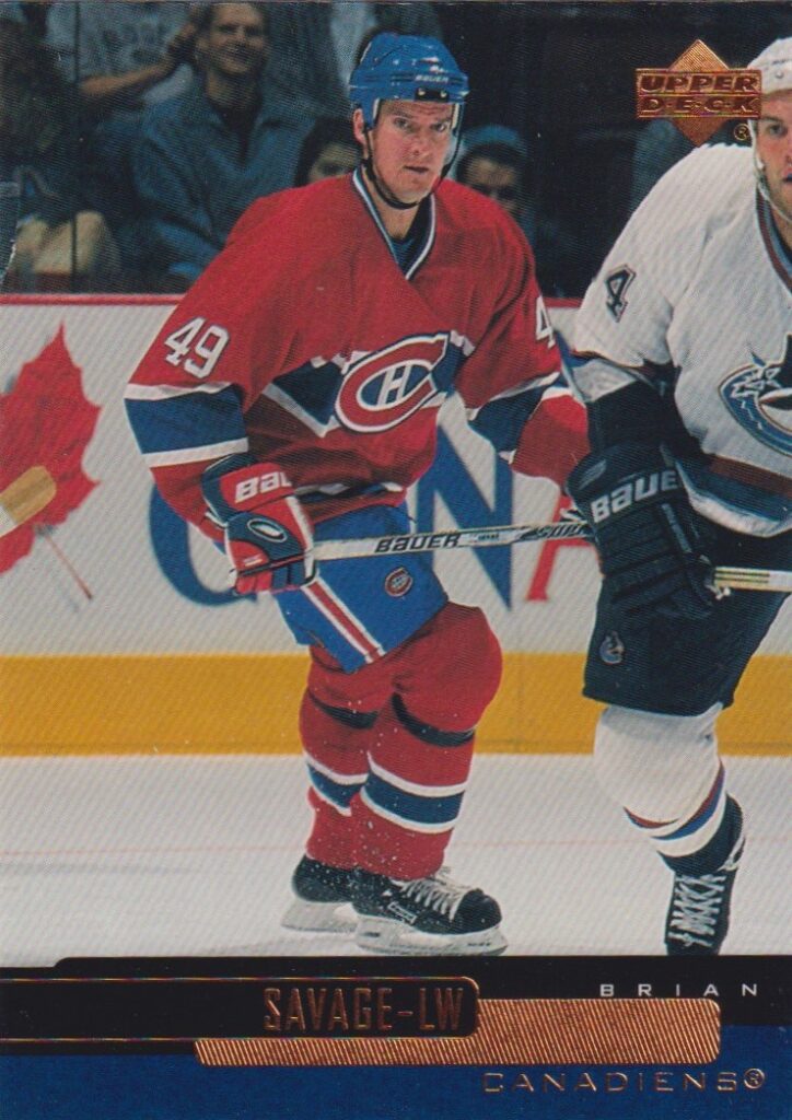 1999/00 Upper Deck – B. Savage Mon 244